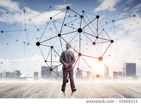 International business networking and social connection against 33068313
