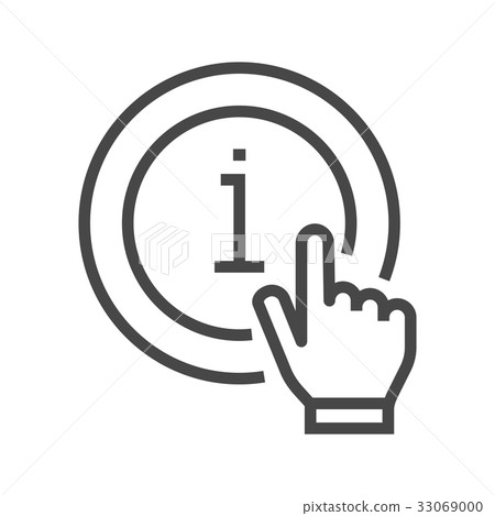 Information Mark with Hand 33069000