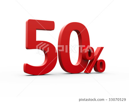 Red fifty percent Red fifty percent 33070529