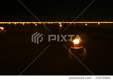 Closeup candle to pay respect to lord buddha Closeup candle to pay respect to lord buddha 33070908
