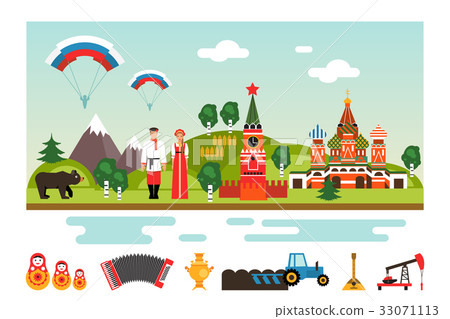 Landmarks and symbols of Russia 33071113