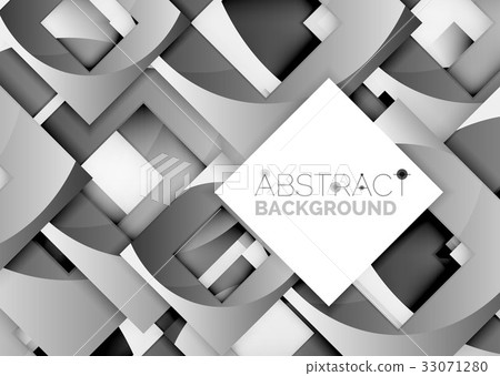 Squares geometric object in light 3d space Squares geometric object in light 3d space 33071280