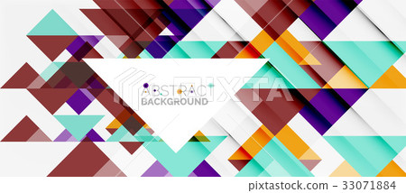 Triangle pattern design background 33071884