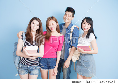happy group student happy group student 33073921