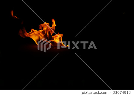Fire flames background 33074913