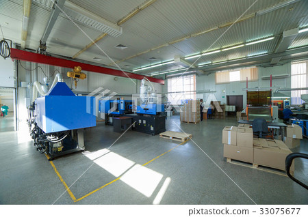 Production tape in a small factory Production tape in a small factory 33075677