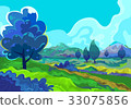 Landscape, Vector illustration 33075856