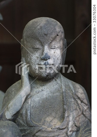 信州的文化遺產大師工匠世紀守谷的石佛卡魯贊Jizotan半身前（Shiunsuwa-cho Jiunji） 33076304