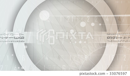 Abstract tech background. Futuristic technology 33076597