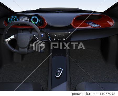 電動汽車中控台上的智能入門鑰匙 33077058
