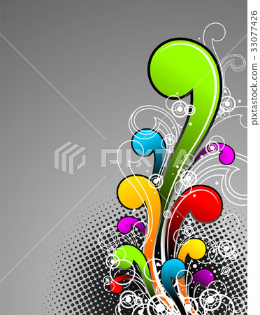 Abstract color grunge elements Abstract color grunge elements 33077426
