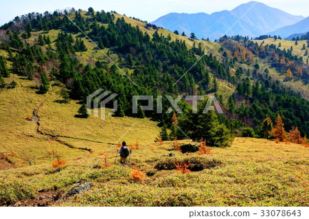 Grasslands in the Fall Owada-Ren Shien and Ishimaru Pass Grasslands in the Fall Owada-Ren Shien and Ishimaru Pass 33078643