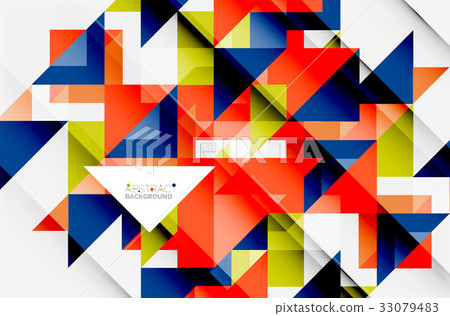 Triangle pattern design background Triangle pattern design background 33079483