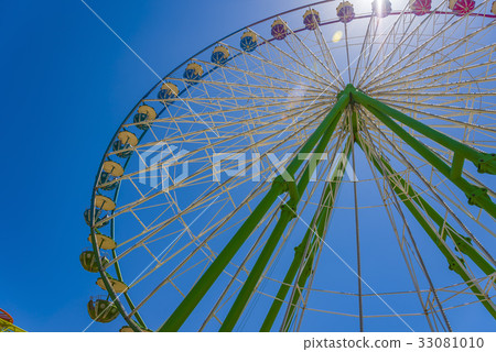 Wheel in the wheel. A round rainbow around the 33081010