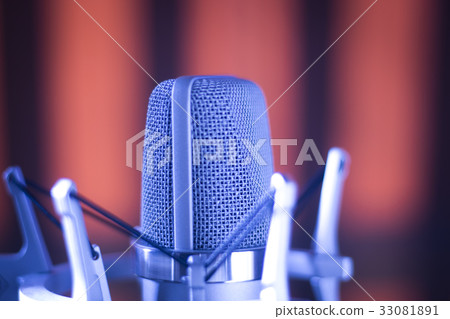 Studio voiceover microphone Studio voiceover microphone 33081891