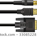 hdmi, dvi, s video cables 33085228