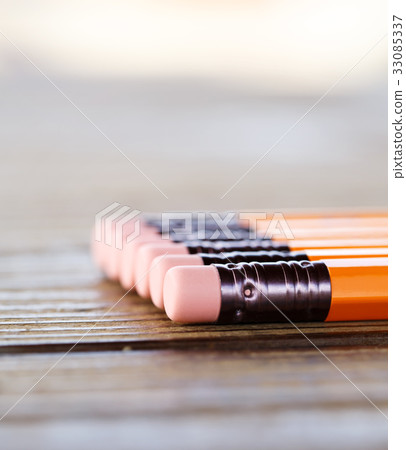 Pencil on the desk 33085337