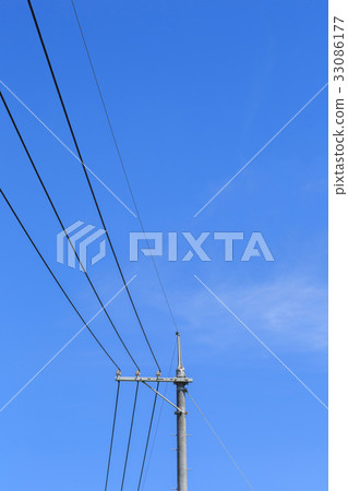 電線和電線桿 33086177