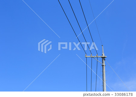 電線和電線桿 33086178