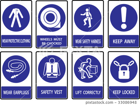 Mandatory Safety Sign Stock Illustration Of Drawing, 41% OFF