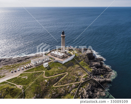 Aerial view of Ardnamurchan Lighthouse 33089109