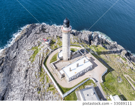 Aerial view of Ardnamurchan Lighthouse 33089111