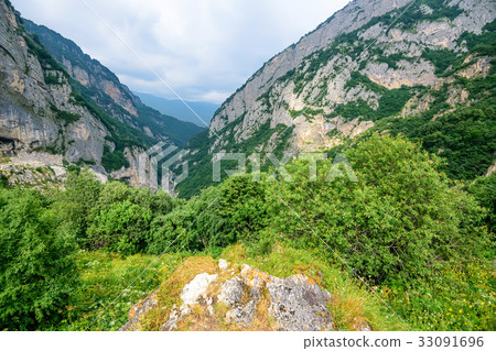 Mountain landscape in North Ossetia Mountain landscape in North Ossetia 33091696