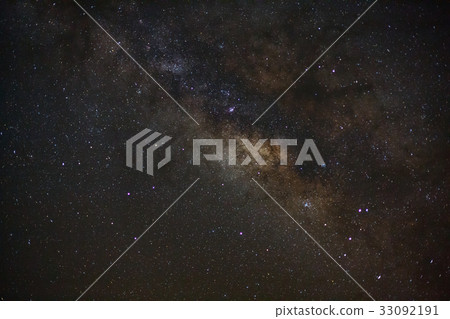 milky way galaxy and space dust in the universe 33092191