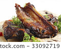 Grilled pork ribs 33092719