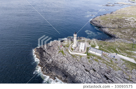 Stunning aerial shot of Ardnamurchan Point, Great Stunning aerial shot of Ardnamurchan Point, Great 33093575
