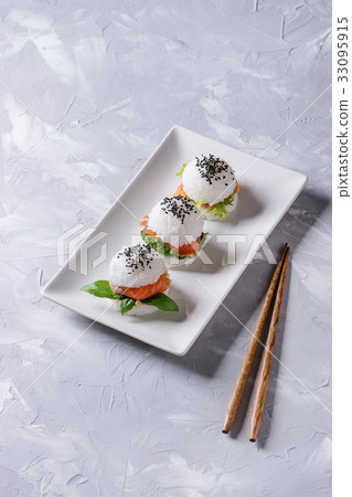 Rice sushi burgers Rice sushi burgers 33095915