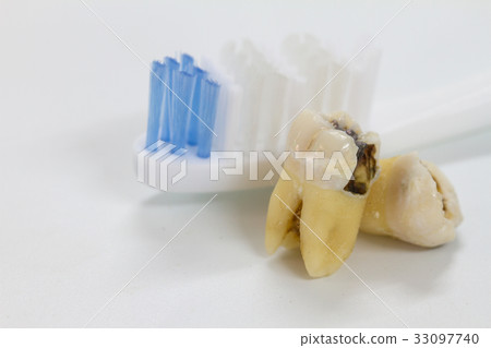 Tooth decay dental caries and tooth brush Tooth decay dental caries and tooth brush 33097740