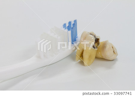 Tooth decay dental caries and tooth brush Tooth decay dental caries and tooth brush 33097741