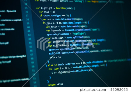 Software computer programming code Software computer programming code 33098033