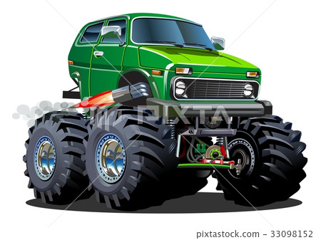 Cartoon Monster Truck 33098152