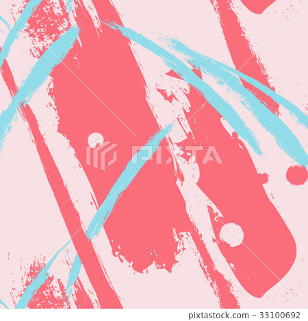 Grunge vector texture pattern in pink blue beige 33100692