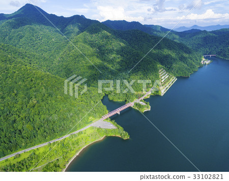 Sapporo Lake aerial photograph 33102821