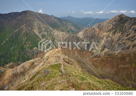 Watarose河腳下遺骸Ashio礦毒的傷痕留下了Umekoba沼澤,Sawairiyama和Taiheizan的岩壁 Watarose河腳下遺骸Ashio礦毒的傷痕留下了Umekoba沼澤,Sawairiyama和Taiheizan的岩壁 33103080