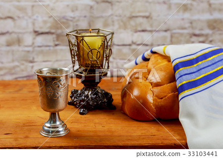 Shabbat or Sabbath kiddush ceremony composition Shabbat or Sabbath kiddush ceremony composition 33103441