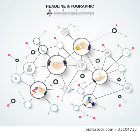 Abstract infographics number options template. Abstract infographics number options template. 33104718