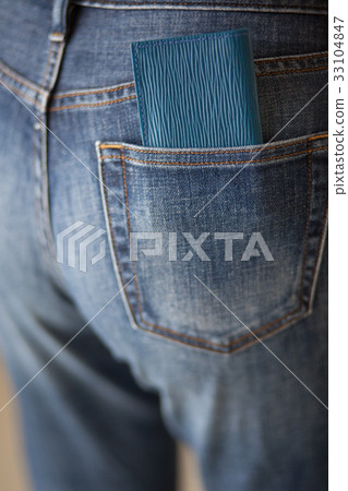 Jeans buttocks purse wallet case Jeans buttocks purse wallet case 33104847
