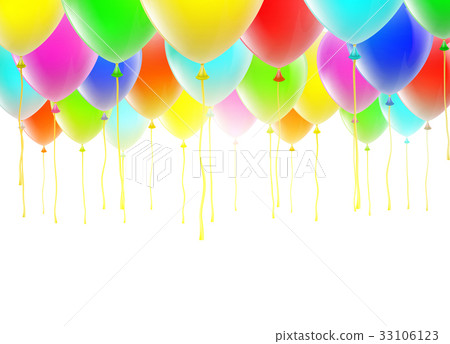 set of colorful balloons 33106123