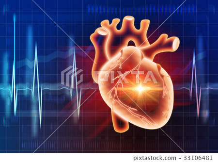 Modern medicine cardiology concept 33106481
