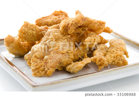Crisp fried chicken skin 33106988