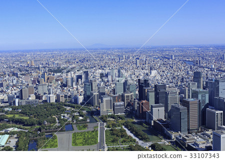 城市風光/空中 33107343