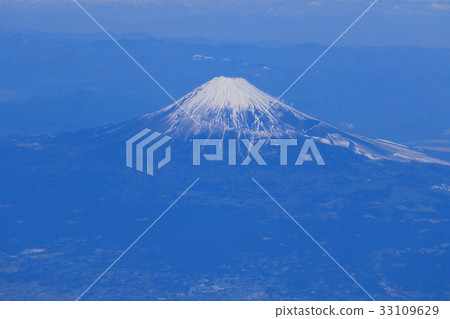 Suruga Bay Fuji seen from the sky 33109629