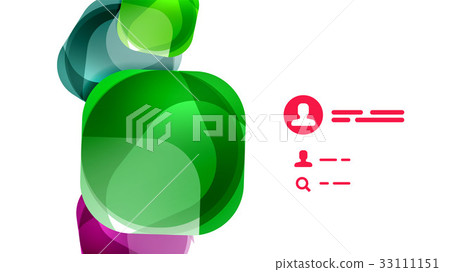 Modern geometric presentation background 33111151