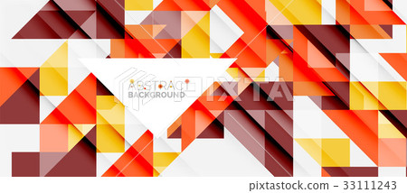 Triangle pattern design background 33111243