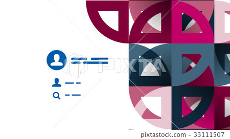 Business presentation geometric template Business presentation geometric template 33111507