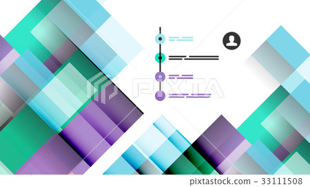 Business presentation geometric template Business presentation geometric template 33111508